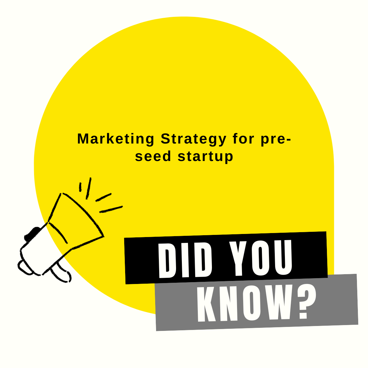 Marketing strategy for pre-seed startups
