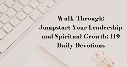 Jumpstart Your Leadership and Spiritual Growth